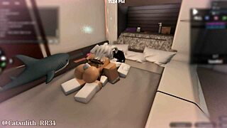 Teasing snow bunny with blowjob before intimate sex