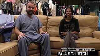 Yesenia Yousos gets her pussy blasted with cum in POV, moaning loud.