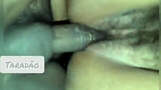 Ebony beauty enjoys intense session with hairy pussy and oral finish