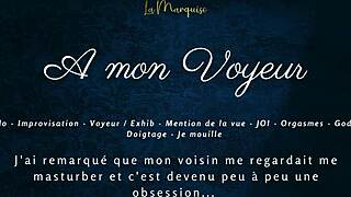 a mon voyeur french audio female solo multiple orgasm exhib.