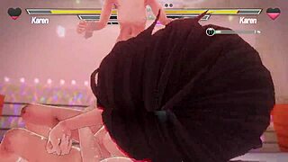 girls battling in wild lesbian sex with anal and squirting