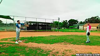 My gosh, Roman Todd is so hot, even as a straight dude I enjoy this gay scene with David Skylar