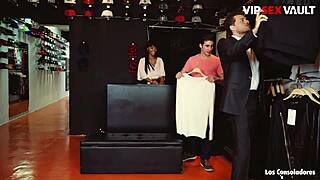 black slut noe milk consoled by two euro cocks