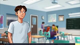 Teacher's role in Summertime Saga episode 227.