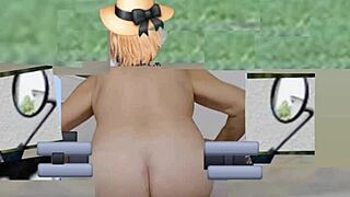 Sexy Transsexual Zea812 Shakes Ass in Homemade Update