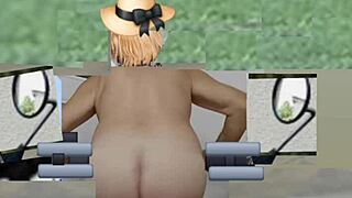 Sexy Transsexual Zea812 Shakes Ass in Homemade Update