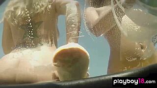 bubble covered ebony milf misty stone washes car with nude teen 18+ gfs