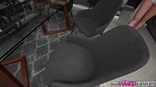 cute blondie says, 'if you weren't such an asshole' while blowing stepbro's mind