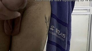 Caught Masturbating With Cousin's Panties In The Bathroom