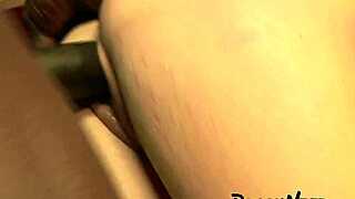 Interracial Sex Video with Brunette Student Featuring Sloppy Anal and Big Black Cock