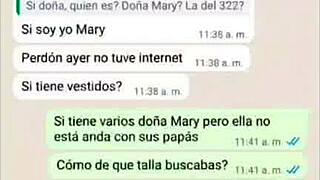 Mrs Mary In Leggings Shows Great Ass