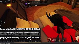 the puta diabla serves her master for a good dose of semen