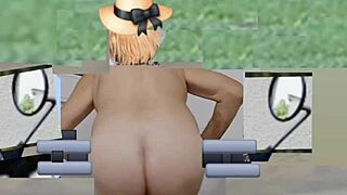 Sexy Transsexual Zea812 Shakes Ass in Homemade Update