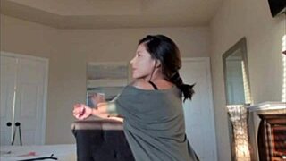 Judge with Fake Boobs in Teasing Scenario