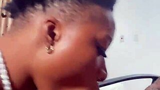 Naija Babe Candy Sucks Monster Cock In Blowjob Frenzy!