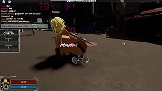 Roblox heroine bounces hard