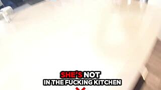 stephanie love's big ass stuck in dryer gets fucked hard