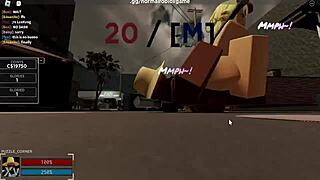 Roblox heroine bounces hard