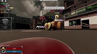 Heróina do Roblox quicando forte na rola