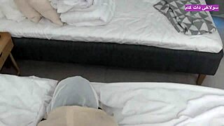 arab homemade sex with big ass milf with cumshot