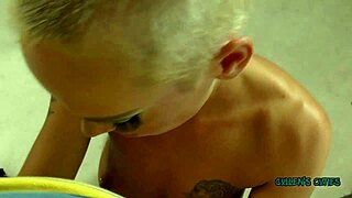 eve rebel teases with blowjob and domination for cumshot