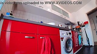 Steamy short jeans hot pants tease with big ass