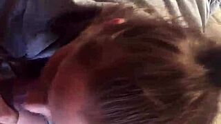 Amateur Black Woman Sucks Big Monster Cock Deep