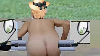 Sexy Transsexual Zea812 Shakes Ass in Homemade Update