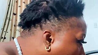 Naija Babe Candy Sucks Monster Cock In Blowjob Frenzy!