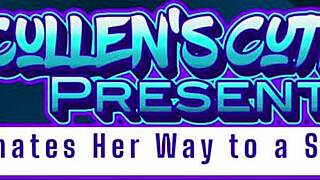 eve rebel teases with blowjob and domination for cumshot