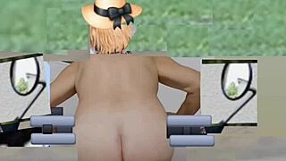 Sexy Transsexual Zea812 Shakes Ass in Homemade Update