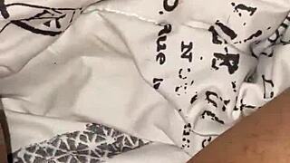 milf fucks her little 18+ pussy with dolphin vibrator, getting so wet