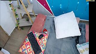 Bold new camgirl Mia Lopez shows horny side