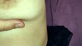 wife in stockings looks incredible at 40 in homemade video