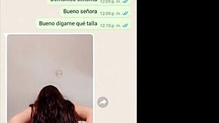 Mrs Mary In Leggings Shows Great Ass