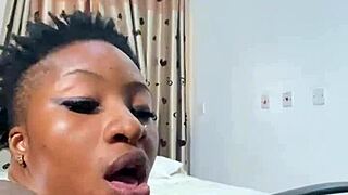 Naija Babe Candy Sucks Monster Cock In Blowjob Frenzy!