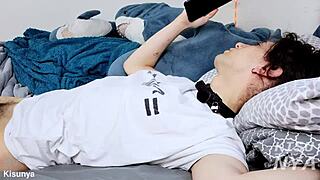 I'm so in heat, fingering my ass sloppy