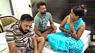 indian friends, seduce that beautiful maid for a hardcore threesome fucking?