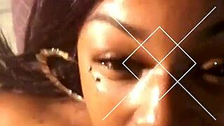 Titfuck Music Video With Oiled Big Black Cock