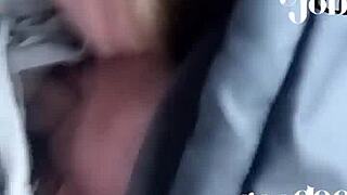 Camden NJ woman deepthroats big cock in car at 6am and swallows.