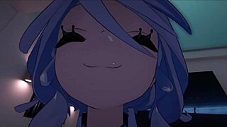 Kafka ja Furina vuorottelevat goth-poikaa Yukoshvr:ssä