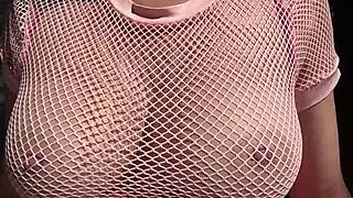 Italian Milf's Big Tits Bounce Outdoors