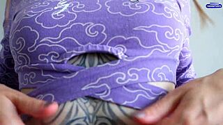 Naruto fan girl sunako kirishiki craves toys and intense pov sex