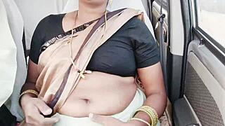 Beautiful saree call girl car sex telugu dirty talks