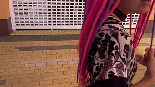 Filming Crazy Vacation Video With Hard Spanking!