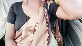 Beautiful saree call girl car sex telugu dirty talks