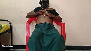 Amateur teen masturbates with vegetables in shaved pussy