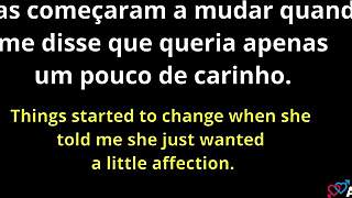 Emotional Blowjob from Young Brunette with Small Tits