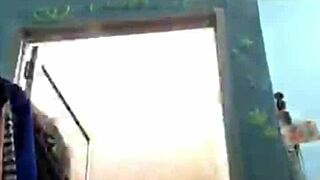 indonesian girl relaxes in bath on webcam