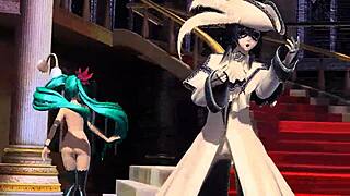 Hatsune miku nude with big natural tits